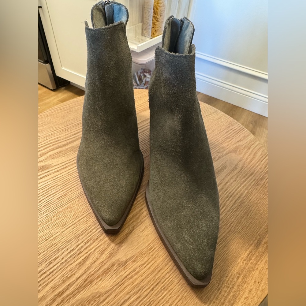 Vince Camuto Forest Suede Ankle Booties - Picture 10 of 11